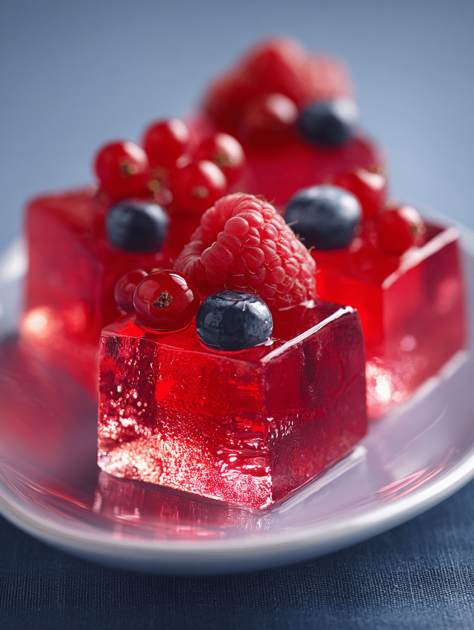 Dr Oz gelatin weight loss recipe pink cubes on plate