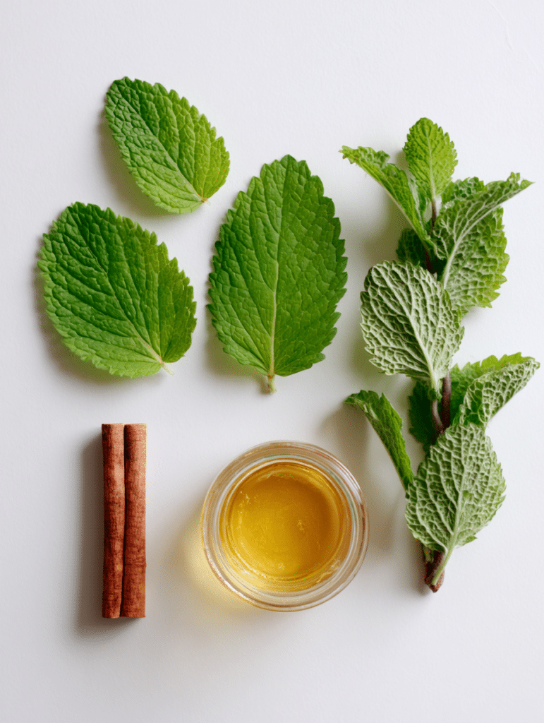 Lemon Balm for Weight Loss 3 Lemon balm for weight loss ingredients with ACV and herbs