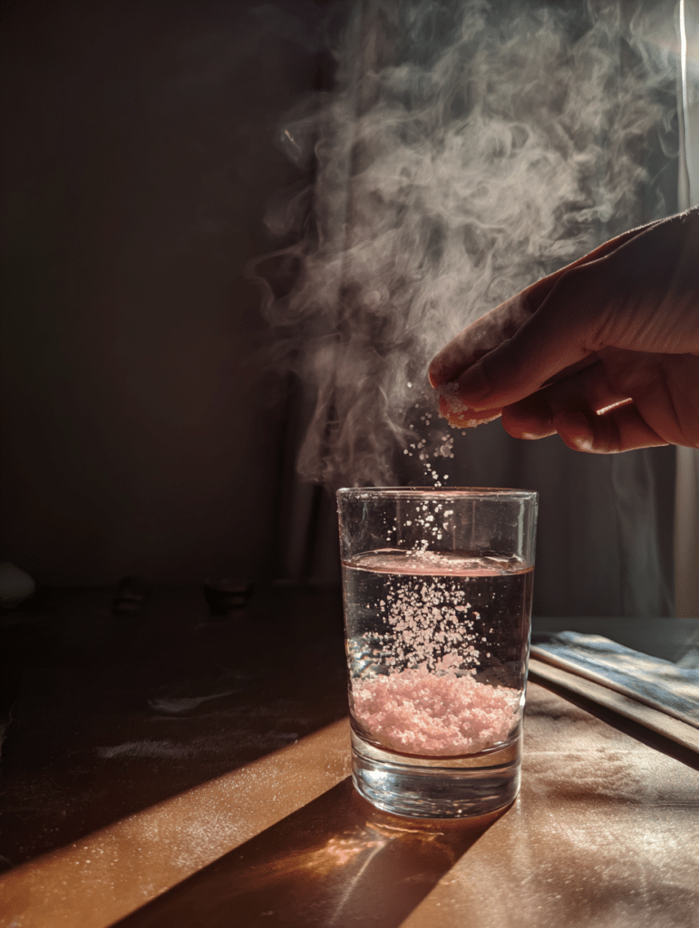 Pink Salt Trick Recipe 4 pink salt trick recipe stirring