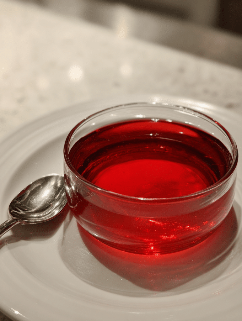 Bariatric Jello Recipe 1 bariatric jello recipe served in a clear glass dish