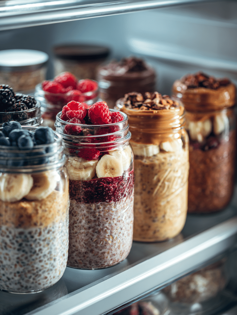 Overnight Oats Recipe 4 overnight oats recipe meal prep jars