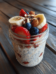 overnight oats recipe healthy breakfast jar