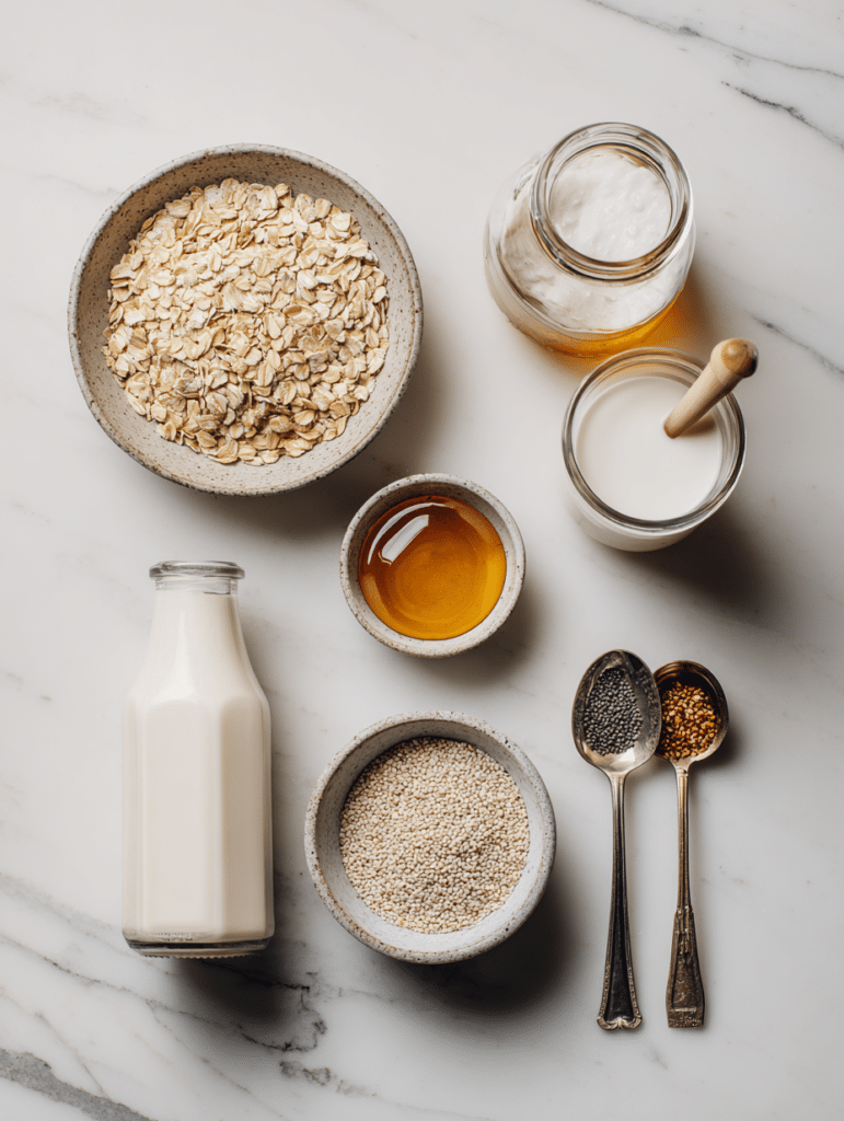 Overnight Oats Recipe 2 overnight oats recipe ingredients